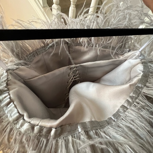 Corset Silver custom made size small - Picture 6 of 6